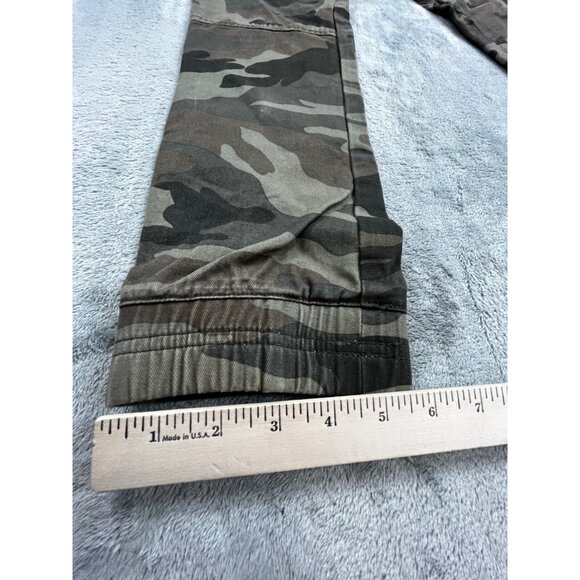 AK Army Cargo Pants Men Small Camo Jogger Military Combat Style Drawstring Y2K - Picture 8 of 11